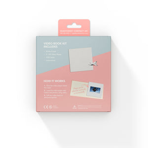 Video Book Kit - White Blank Cover