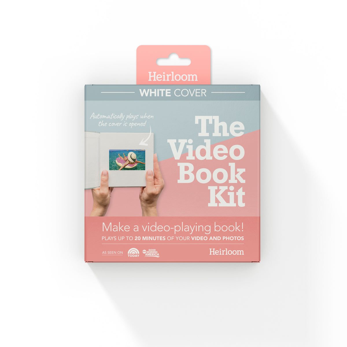 Video Book Kit - White Blank Cover